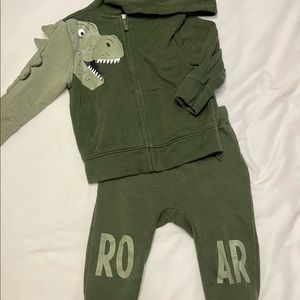Baby Boy Dinosaur Sweat Suit